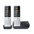 Gigaset COMFORT 500A duo Telefon analogowy/DECT Nazwa i identyfikacja dzwoniącego Czarny, Srebrny - 2347160