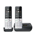 Gigaset COMFORT 500A duo Telefon analogowy/DECT Nazwa i identyfikacja dzwoniącego Czarny, Srebrny - 2347157