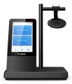 Yealink WH66 Dual UC Zestaw słuchawkowy Bezprzewodowy Opaska na głowę Biuro/centrum telefoniczne USB Typu-A Bluetooth Podstawka do ładowania Czarny - 2347226