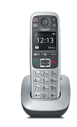 Gigaset E560 telefon Telefon w systemie DECT Nazwa i identyfikacja dzwoniącego Czarny, Srebrny - 2347233