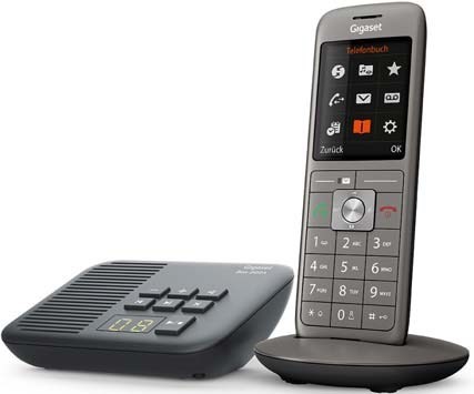 Gigaset CL660A Telefon w systemie DECT Antracyt, Czarny - 2347293