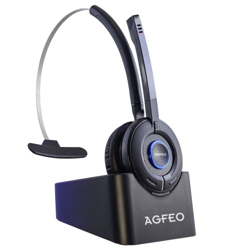 AGFEO 6101543 słuchawki/zestaw słuchawkowy Opaska na głowę Biuro/centrum telefoniczne Czarny - 2343752