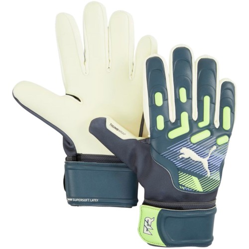 Rękawice bramkarskie Puma Future Match NC 41926 05 8 (142686 8) niebiesko-zielone - 2319463