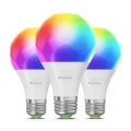 NANOLEAF ESSENTIALS Inteligentne żarówki Bluetooth A60 E27 Matter 9W 806LM kolor RGBCW 2700-6500K (NF080B02-3A19E) 3 szt. - 2407177