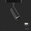 Oprawa Zwis Szynosystemu 48V V-TAC 8W LED SMART WiFi TRACKLIGHT 3w1 Czarna VT-908D 2700K-6400K 700lm - 2407263