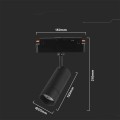 Oprawa Zwis Szynosystemu 48V V-TAC 8W LED SMART WiFi TRACKLIGHT 3w1 Czarna VT-908D 2700K-6400K 700lm - 2407264