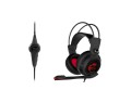 MSI DS502 Zestaw słuchawkowy Przewodowa Opaska na głowę Gaming Czarny, Czerwony - 2427942