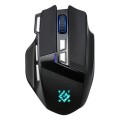 Mysz bezprzewodowa Defender KNIGHT GM-885 optyczna 3200dpi czarna RGB AKUMULATOR 7 przycisków Gaming bezklikowa silent - 2434558
