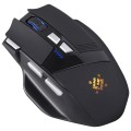 Mysz bezprzewodowa Defender KNIGHT GM-885 optyczna 3200dpi czarna RGB AKUMULATOR 7 przycisków Gaming bezklikowa silent - 2434553