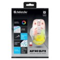 Mysz bezprzewodowa Defender ASTRO ELITE GM-056 optyczna 3200dpi biała RGB AKUMULATOR 7 przycisków Gaming - 2434538