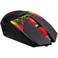 Mysz bezprzewodowa Defender HORRODINE GM-237 optyczna 3200dpi czarna RGB AKUMULATOR 6 przycisków Gaming - 2434543
