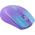 Mysz bezprzewodowa Defender MYSTERY MM-301 optyczna 1600dpi 2.4 GHz + Bluetooth fiolet AKUMULATOR bezklikowa silent - 2434505