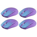 Mysz bezprzewodowa Defender MYSTERY MM-301 optyczna 1600dpi 2.4 GHz + Bluetooth fiolet AKUMULATOR bezklikowa silent - 2434504