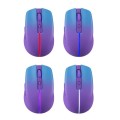 Mysz bezprzewodowa Defender MYSTERY MM-301 optyczna 1600dpi 2.4 GHz + Bluetooth fiolet AKUMULATOR bezklikowa silent - 2434511