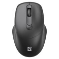 Mysz bezprzewodowa Defender FEAM MM-296 optyczna bezklikowa silent 1600dpi czarna - 2434560
