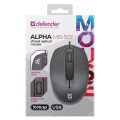 Mysz przewodowa Defender ALPHA MB-507 1000dpi bezklikowa silent - 2434497