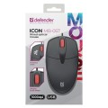 Mysz przewodowa Defender ICON MB-057 1000dpi bezklikowa silent - 2434490