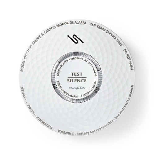 Czujnik dymu i czadu Nedis DTCTCS10WT - 2438294