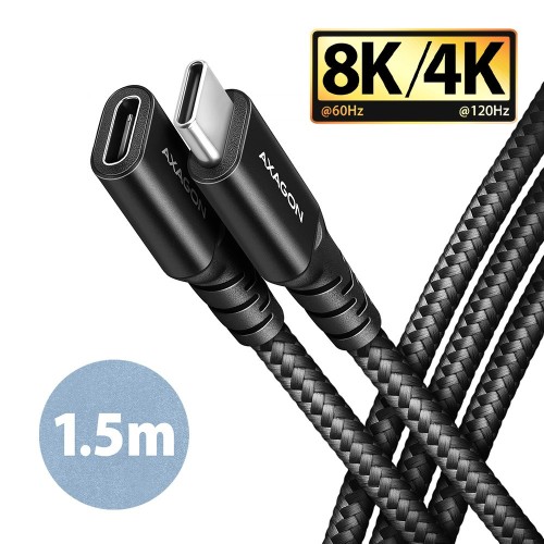 Axagon BUCM32-CF15AB kabel USB USB 3.2 Gen 2x2 1,5 m USB C Czarny - 2428387
