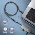 Axagon BUCM32-CF15AB kabel USB USB 3.2 Gen 2x2 1,5 m USB C Czarny - 2428383