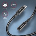 Axagon BUCM32-CF15AB kabel USB USB 3.2 Gen 2x2 1,5 m USB C Czarny - 2428381