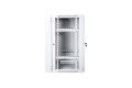 Szafa sieciowa wisząca 19" 15U rack 600x600, drzwi szyba, szary, dzielona, złożona, 60kg - 2440687