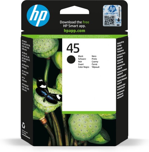 HP 45 1 szt. Oryginalny Czarny - 1934276