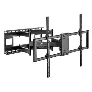 Uchwyt do TV ścienny ekonomiczny Maclean MC-482, max VESA900x600, 60-120", 120kg, czarny