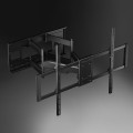 Uchwyt do TV ekonomiczny Maclean, max VESA900x600, 60-120", 120kg, czarny, MC-482 - 1987223