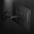 Uchwyt do TV ekonomiczny Maclean, max VESA900x600, 60-120", 120kg, czarny, MC-482 - 1987224