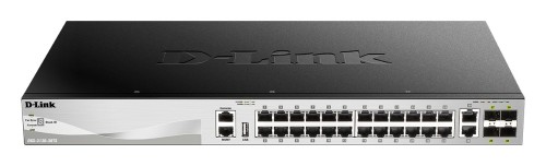 D-Link DGS-3130-30TS/E łącza sieciowe Zarządzany L3 Gigabit Ethernet (10/100/1000) Szary - 2428647