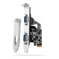 Axagon PCEA-S2N adapter Wewnętrzny RS-232 - 2438670