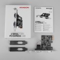 Axagon PCEA-S2N adapter Wewnętrzny RS-232 - 2438675