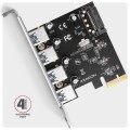 Axagon PCEU-430RS adapter Wewnętrzny USB 3.2 Gen 1 (3.1 Gen 1) - 2429032
