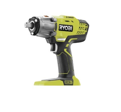 Klucz udarowy RYOBI R18IW3 akumulatorowy wkrętak 1/2" One+ 18V 2,0Ah Czarny, Zielony - 2430162