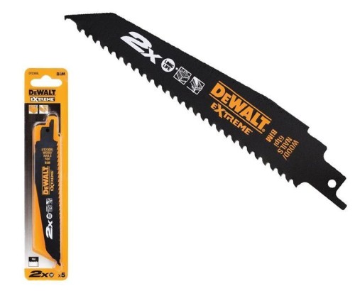 DeWALT DT2314L-QZ wyrzynarka, piła wyrzynarkowa oraz ostrze do piły tarczowej Brzeszczot do piły 5 szt. - 2431710