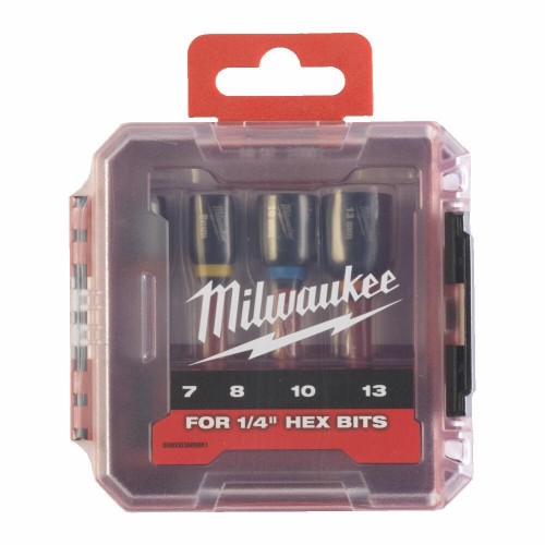 MILWAUKEE KOŃCÓWKA Z NASADKĄ ZESTAW 7/8/10/13mm (65mm) - 2154051