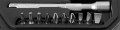 Zestaw nasadek przelotowych 1/4" + 3/8", 46 szt. - 2154102