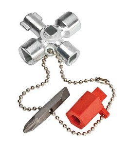 Klucz wielofunkcyjny do szaf KNIPEX 00 11 02
