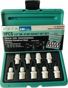 HONITON KLUCZ TORX 1/2"  9el.