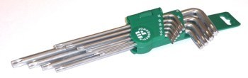 JONNESWAY KLUCZ TORX TYP "L" KOMPLET 10cz. BARDZO DŁUGIE  H12S110S - 2214504
