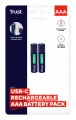 Baterie AAA Trust USB-C RECHARGEABLE BATTERIES 2P - 2442659