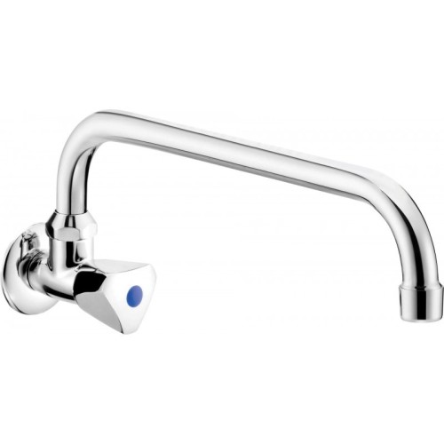 Bateria umywalkowa ścienna do wody zimnej lub zmieszanej BEZ_051L - 2256673