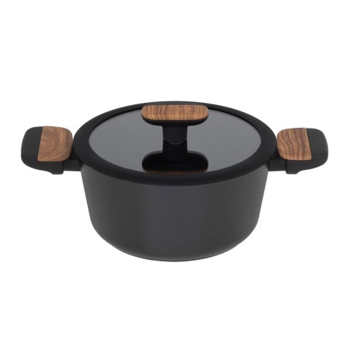 Resto Kitchenware Mon 2,6 l Okrągły Czarny, Drewno - 2416550