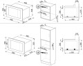 Kuchenka mikrofalowa SMEG FMI120B3 - 2425735