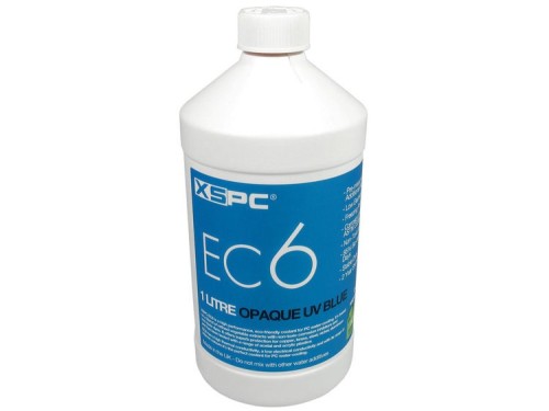XSPC EC6 Płyn chłodzący, 1 litr - nieprzezroczysty niebieski, UV - 1885686