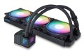 Alphacool Pro Aurora 420 CPU AIO Procesor Zestaw do chłodzenia płynami 14 cm Czarny, Biały - 2442810