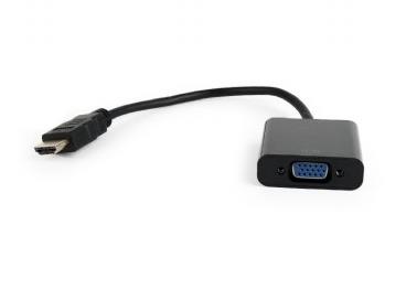 Adapter GEMBIRD A-HDMI-VGA-04 (HDMI M - D-Sub (VGA) F; 0,15m; kolor czarny) - 2444252