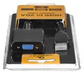 Adapter GEMBIRD A-HDMI-VGA-04 (HDMI M - D-Sub (VGA) F; 0,15m; kolor czarny) - 2444254
