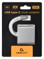 GEMBIRD GEMBIRD MULTI ADAPTER USB TYP-C (M) -> USB TYP-C; USB 3.0; HDMI SREBRNY - 2444255